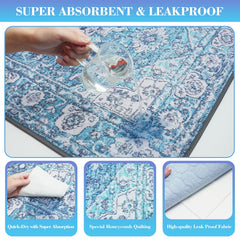 Dogcator retro boho print pad adds stylish indoor comfort.