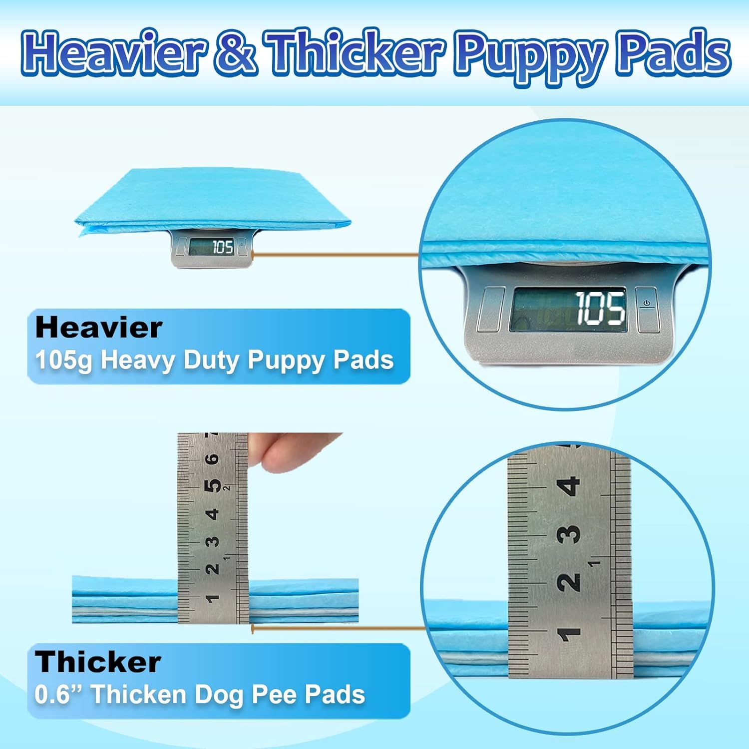 Dogcator waterproof layer pad prevents leaks and protects floors.