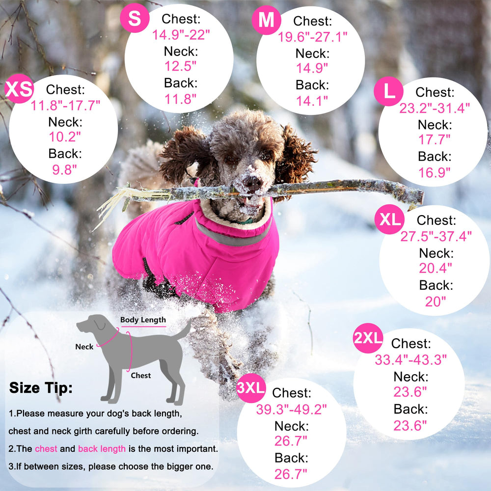Dogcheer integrated-harness-warm-coat demonstrates all in one harness and coat for easy wear.