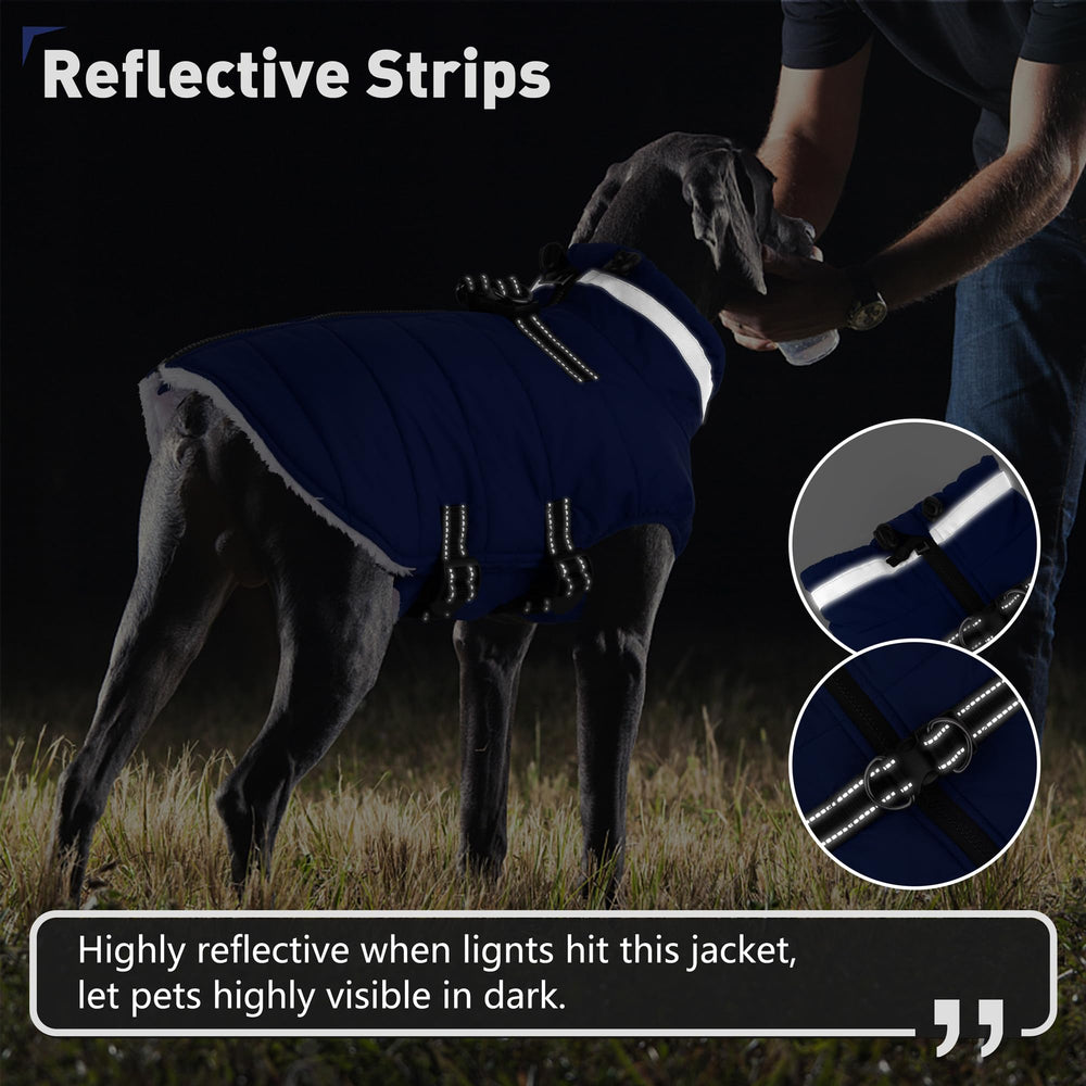 Dogcheer reflective strips boost visibility for safer night-time walks.