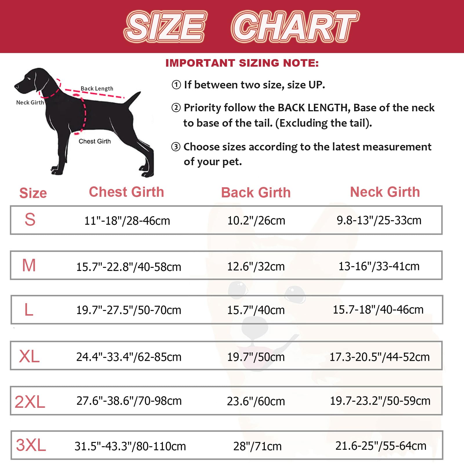 Dogcheer warm dog coat adjustable buckles for a secure custom fit