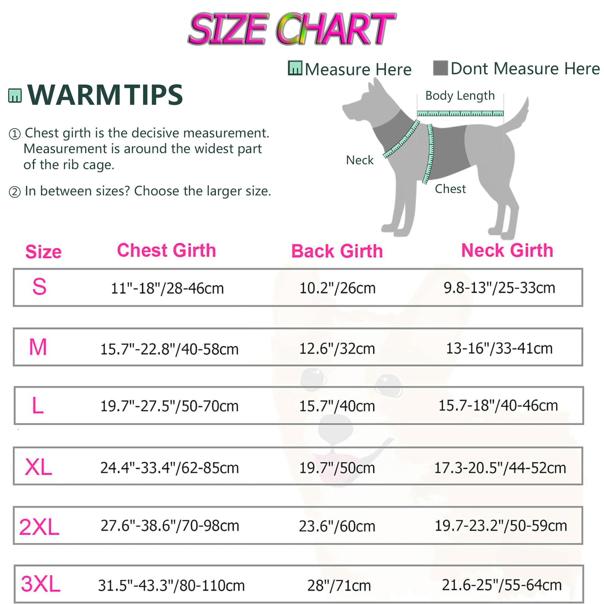 Dogcheer warm coat waterproof outer fabric resists snow and drizzle