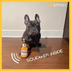 Dogelo plush toy squeaker promotes mental engagement during play