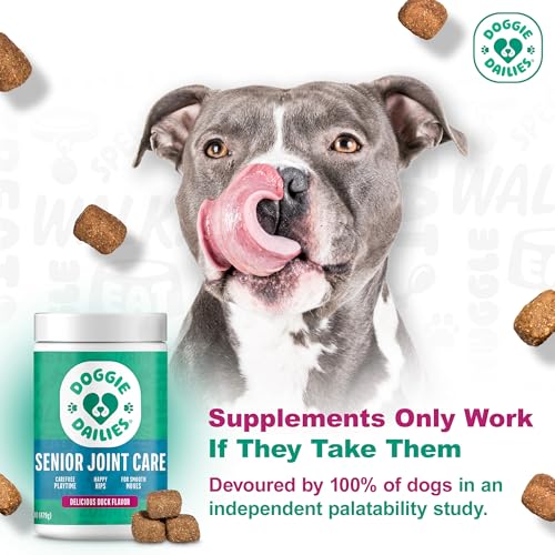Doggie Dailies duck-flavor chews closeup appealing to picky eaters