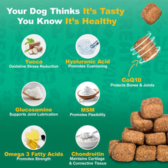 Doggie Dailies size-based dosing 15 lb increments for precise dog supplementation.