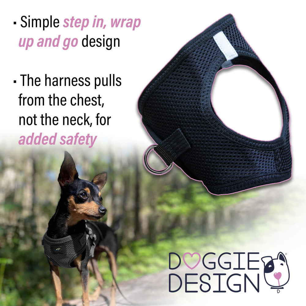 DOGGIE DESIGN soft mesh polyester fabric promotes breathable comfort