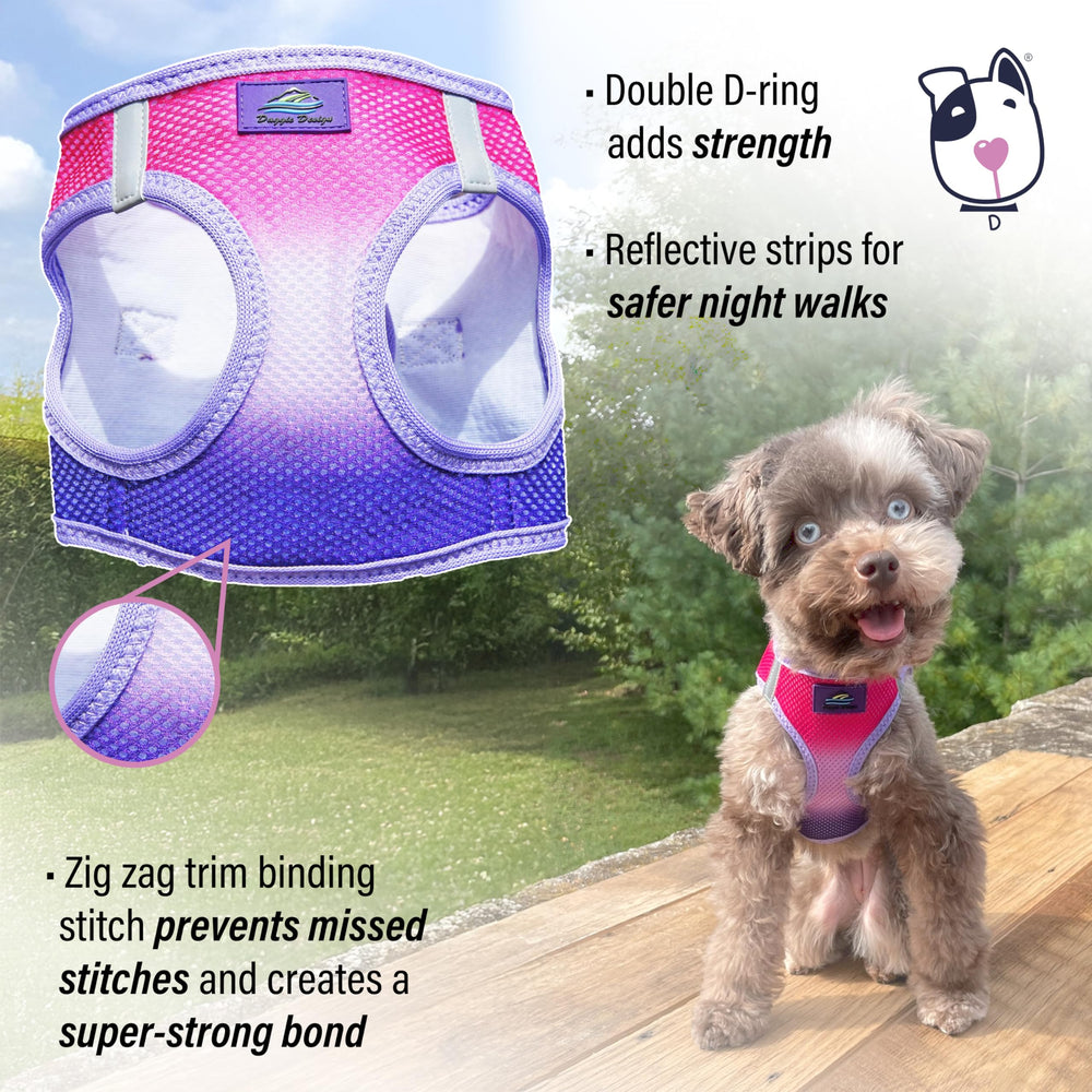 Doggie Design step-in Raspberry Sundae demonstrates easy on-boarding for quick walks
