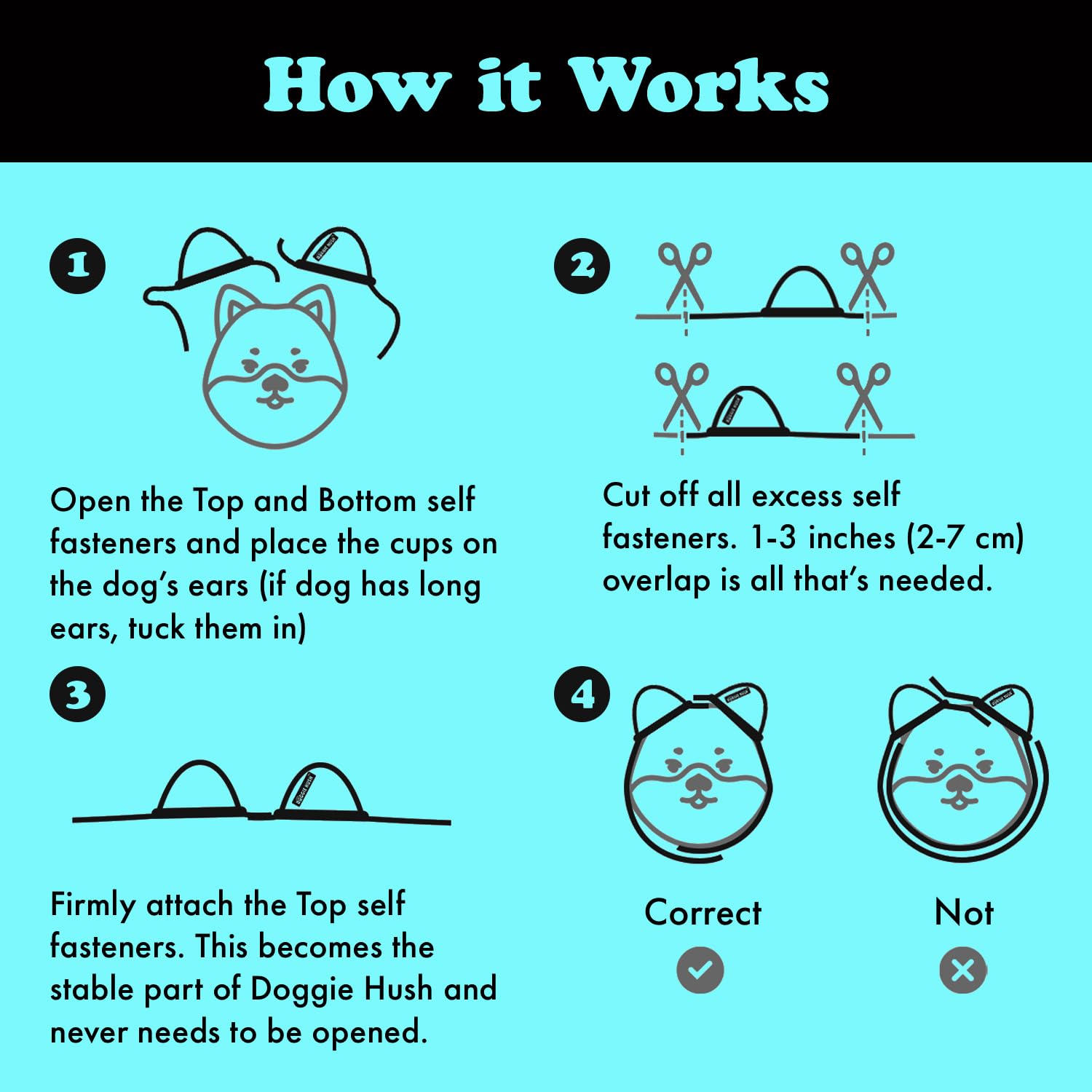 Doggie Hush buffers harsh sounds while keeping dogs aware of their surroundings