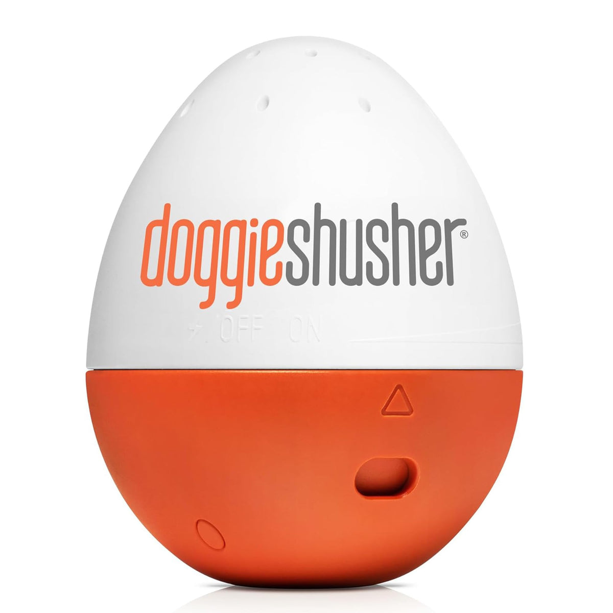 Doggie Shusher portable sound machine front view for on-the-go calming