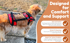 Doggie Stylz rubber handles close-up highlights easy grip for lifting.