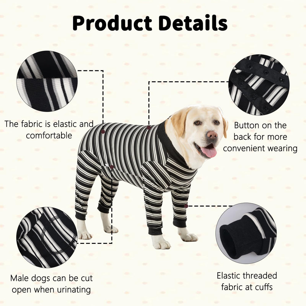 DoggieKit dog surgery recovery suit bathroom-access view demonstrates round pee hole and easy bathroom use