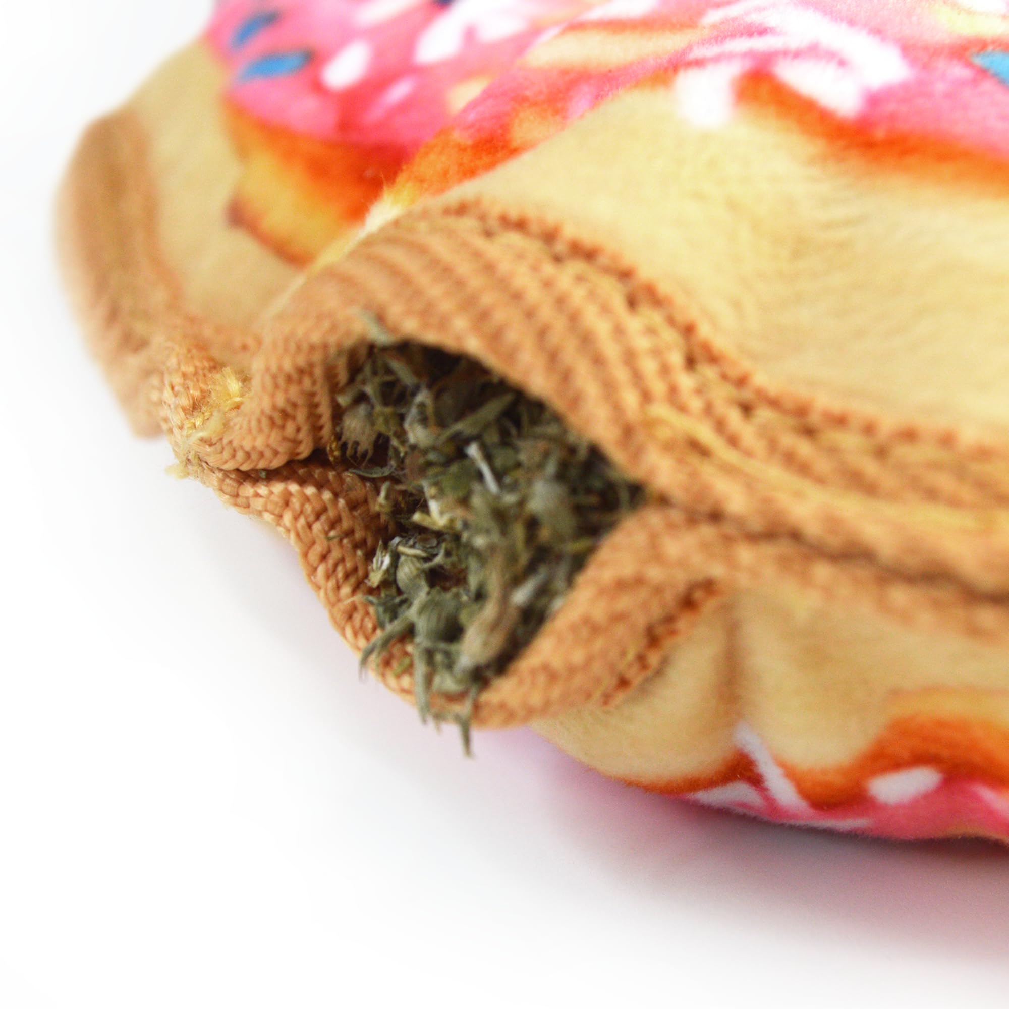 Doggijuana calming-aid catnip image illustrates potential soothing effects during stressful moments