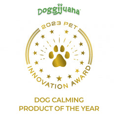 Doggijuana dog toy filled with Juananip for scent-driven play.