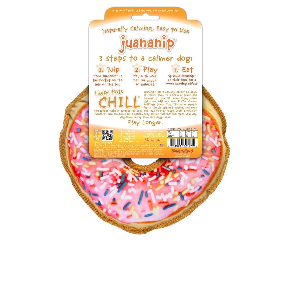Doggijuana refillable-dog-toy highlights repeated fun with refill options
