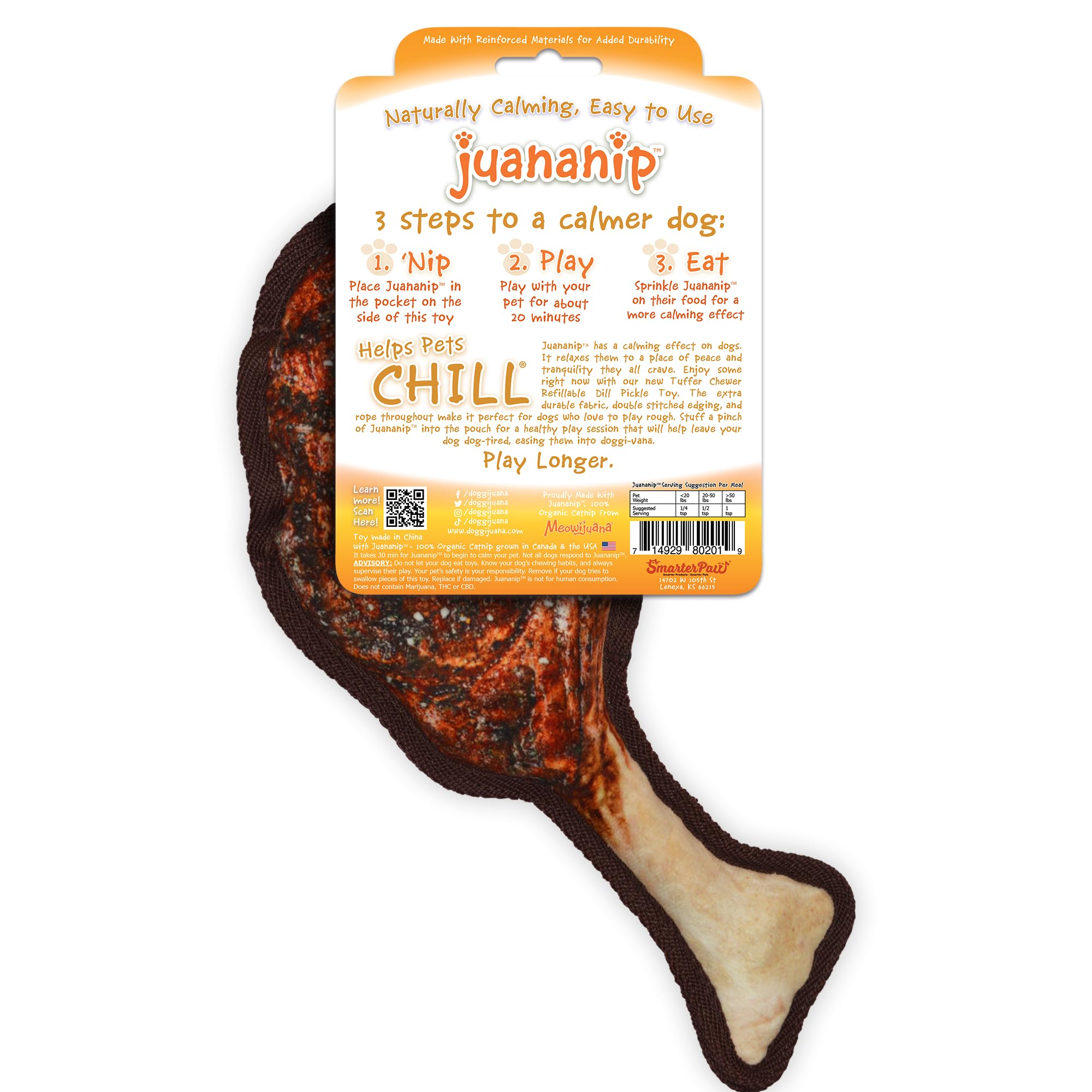 Doggijuana Tuffer Chewer long-lasting toy designed for medium chewers and daily use.