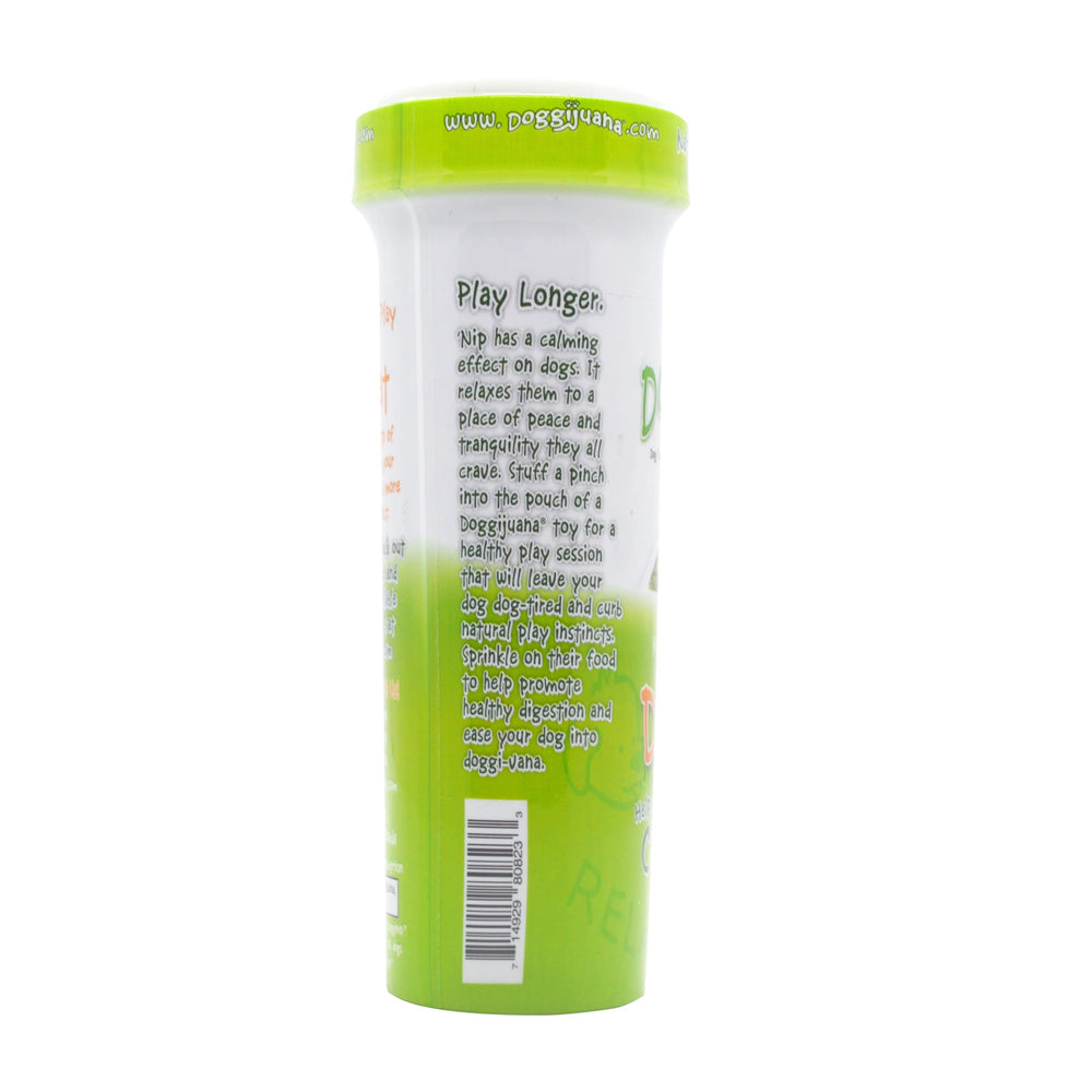 USA-grown, organic catnip by Doggijuana for dogs.
