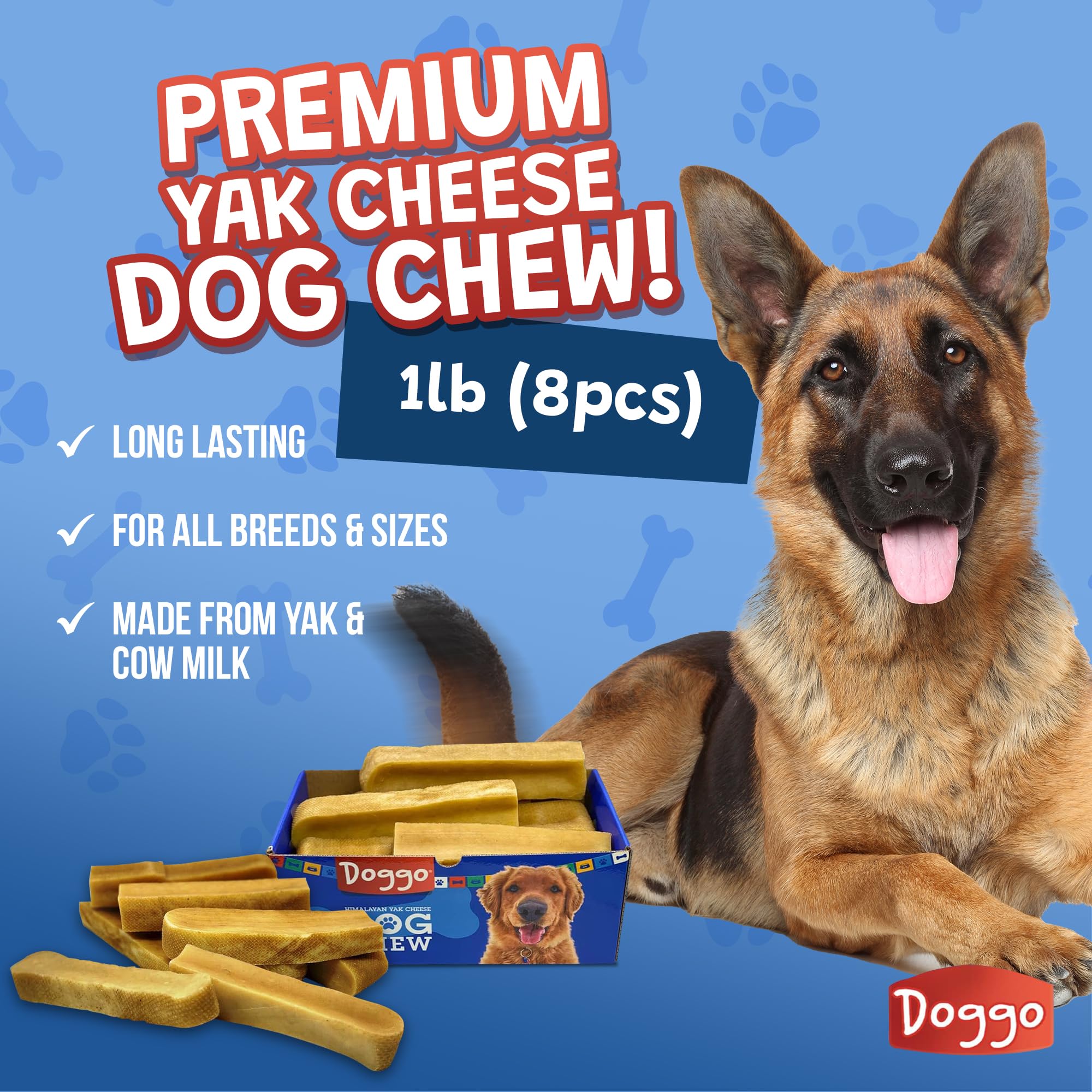 Doggo Dog Chew may support dental hygiene during chewing