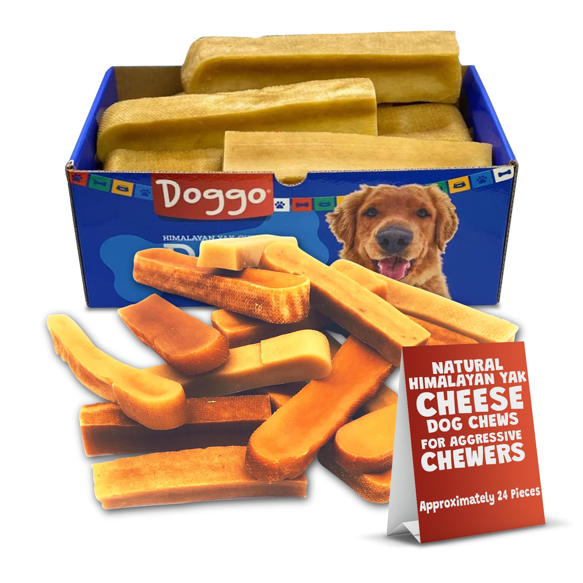 Doggo Dog Chew large yak-cheese chew designed for aggressive chewers and long-lasting engagement