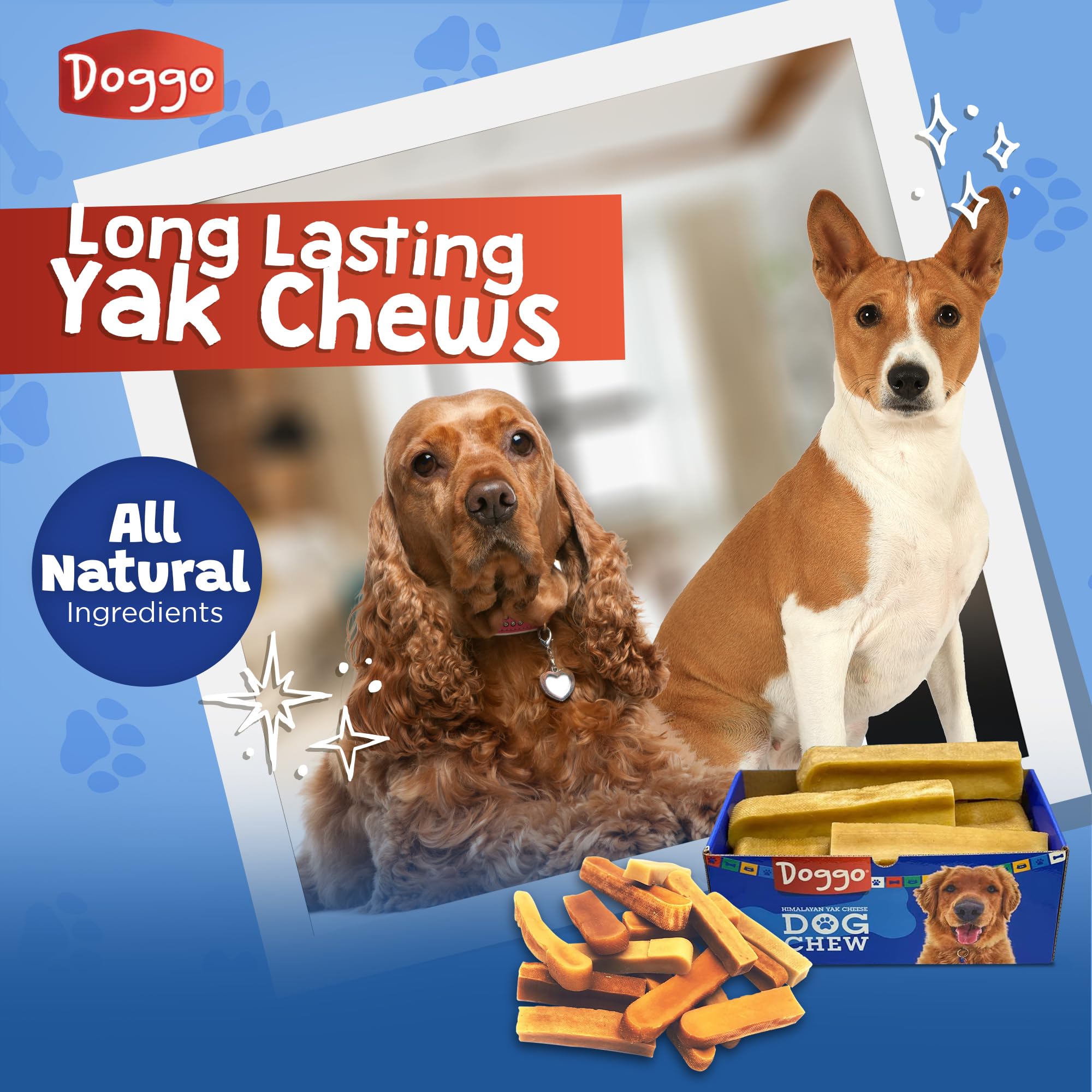 Doggo Dog Chew small yak-chew ideal for small breeds and gentle gnawing