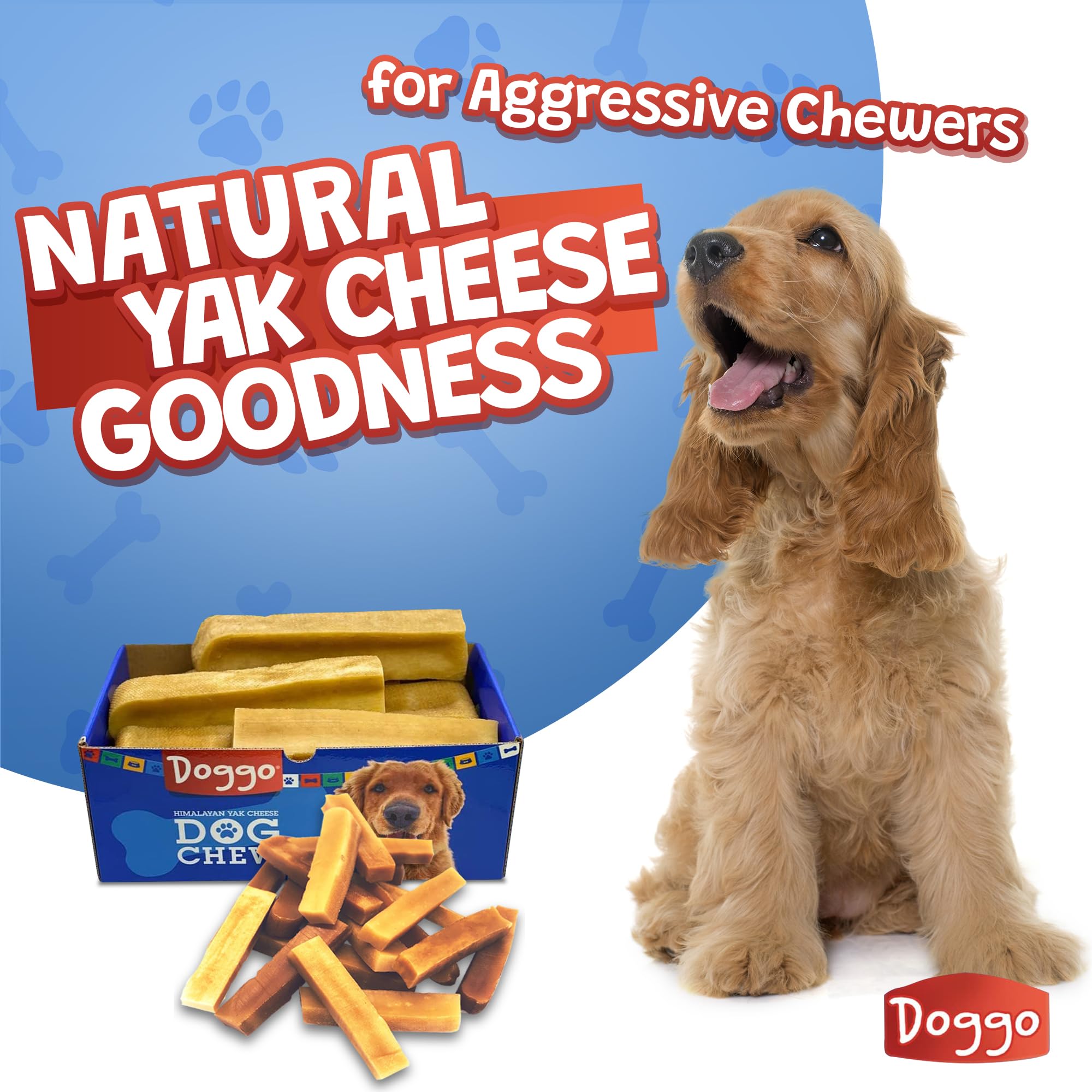Doggo Dog Chew small-dog yak-chew suited for small breeds.