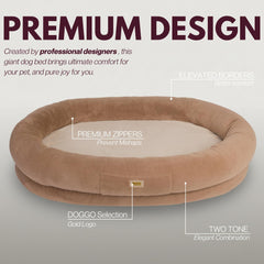 DOGGO Selection removable-washable-cover makes cleaning quick while keeping the bed fresh.