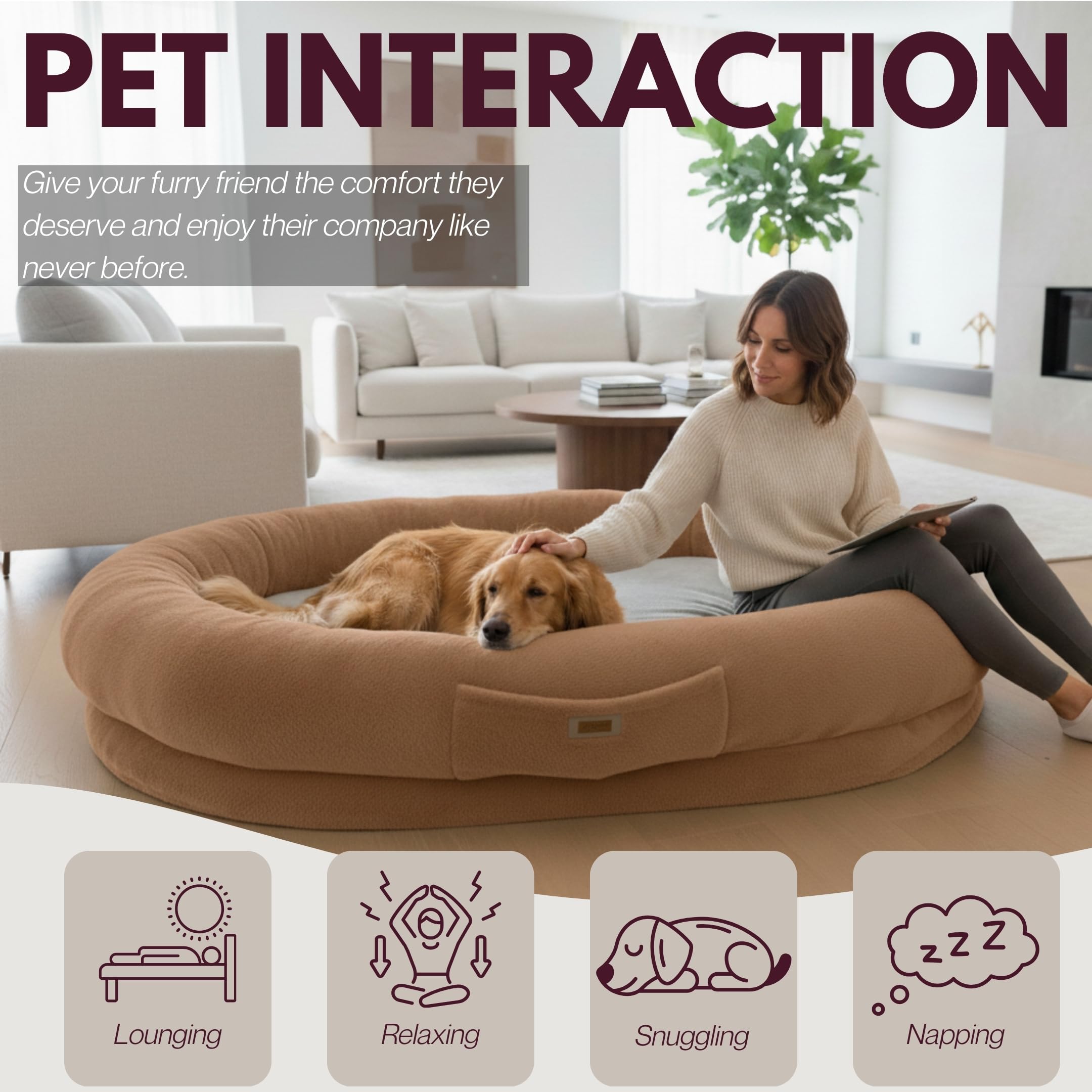 DOGGO Selection stylish-design blends with any room while delivering durable, long-lasting comfort.