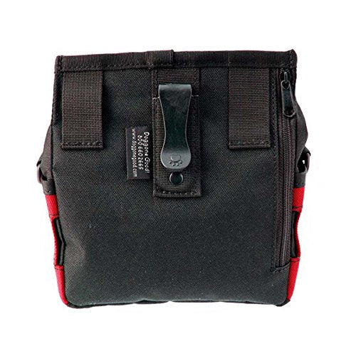 Doggone Good Rapid Rewards belt clip showing secure, hands-free attachment.