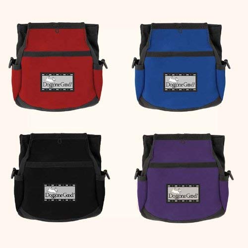 Doggone Good Rapid Rewards Deluxe bag side pockets and waste-bag dispenser.