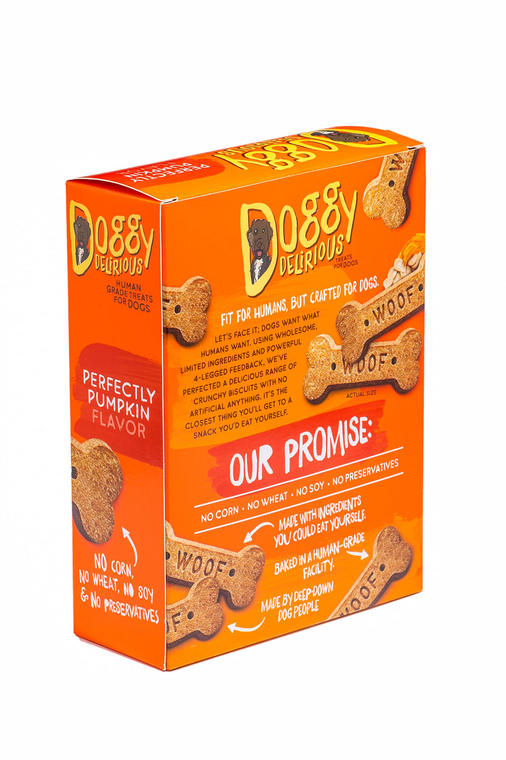 Doggy Delirious snacks para perros de todas las razas crujientes