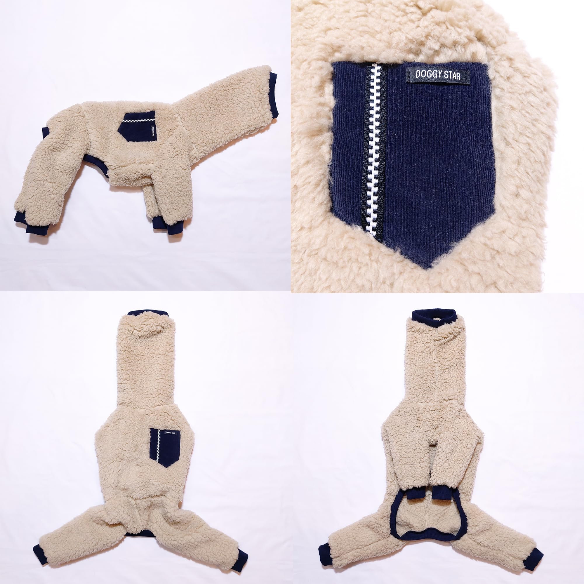 Doggystar easy on off design demonstrates chest friendly fit for slim iggies