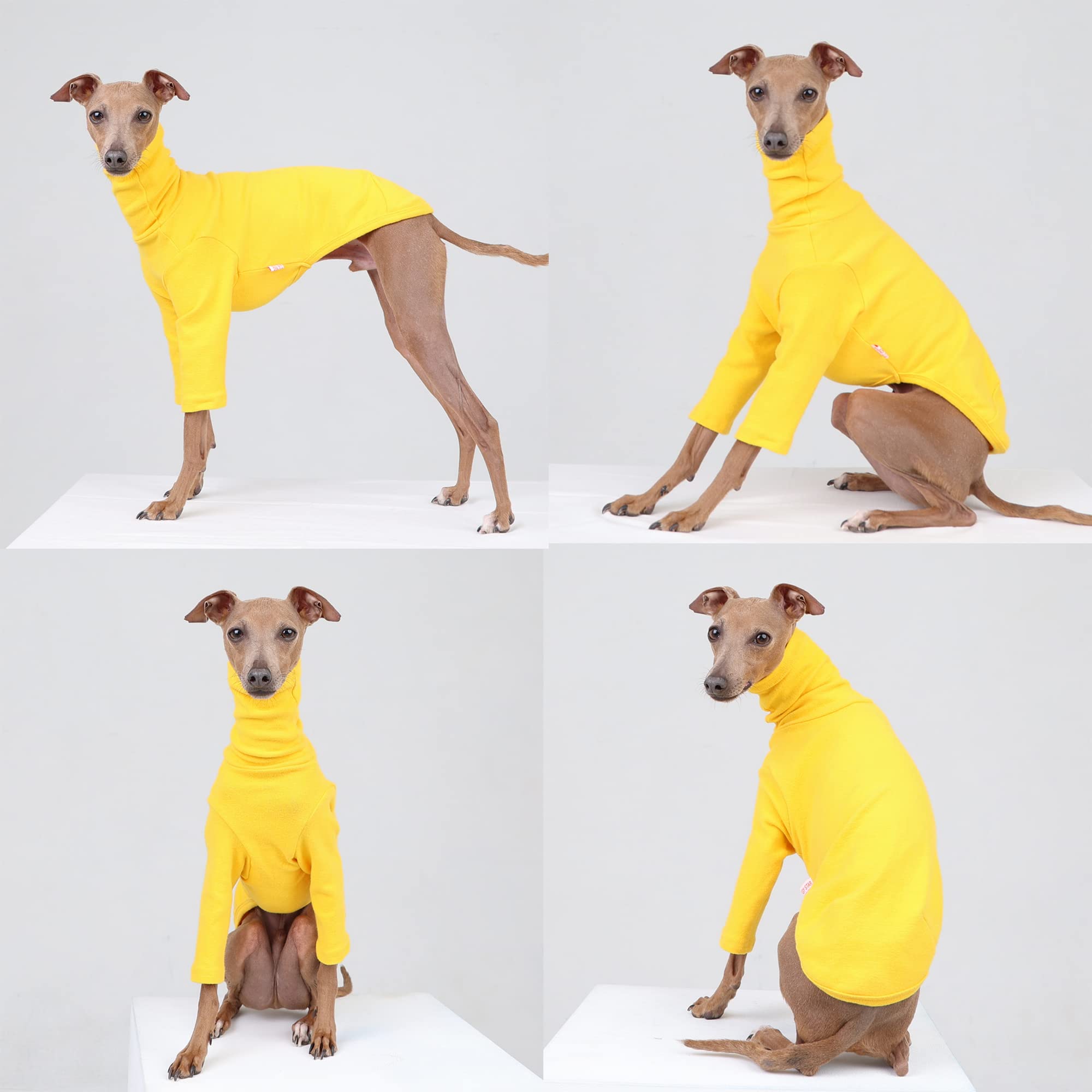 doggystar Italian Greyhound T-Shirt fabric close-up with soft stretch blend