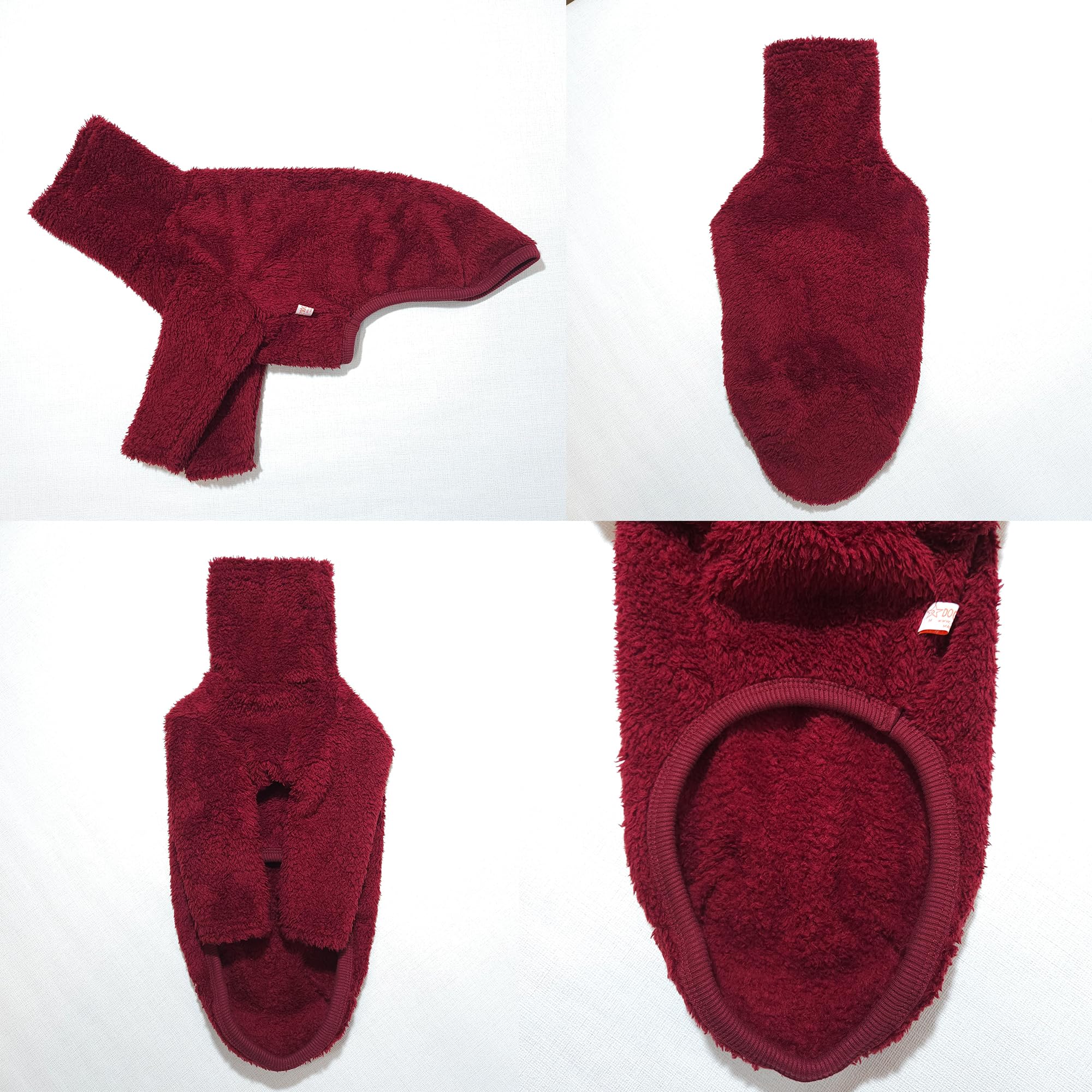 Doggystar turtleneck design with long back length suits greyhounds for coverage.