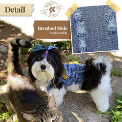 DOGGYZSTYLE Customizable patches and rhinestones highlight personal style options