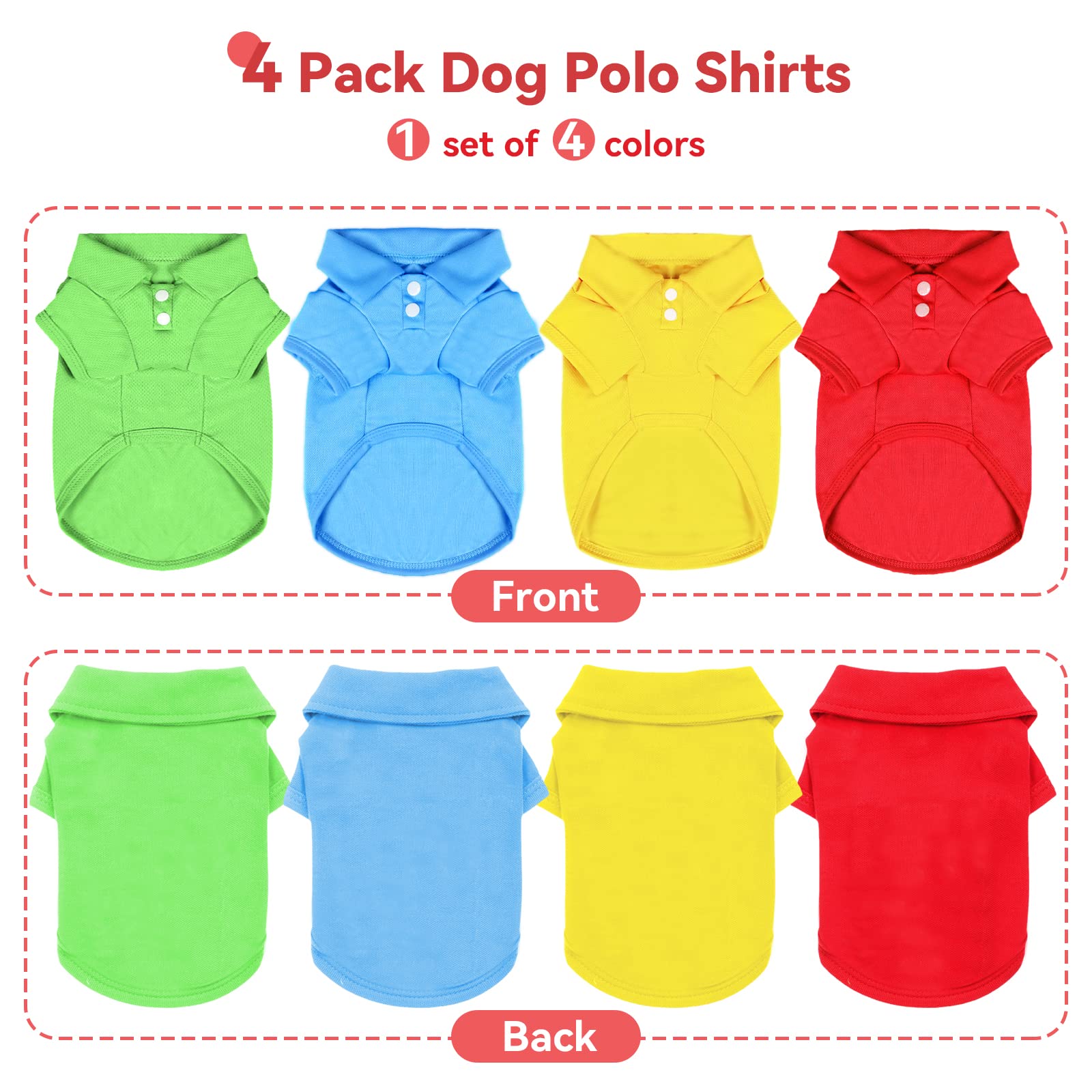 Doggyzstyle polo shirt in blue on a small dog for everyday wear and visibility