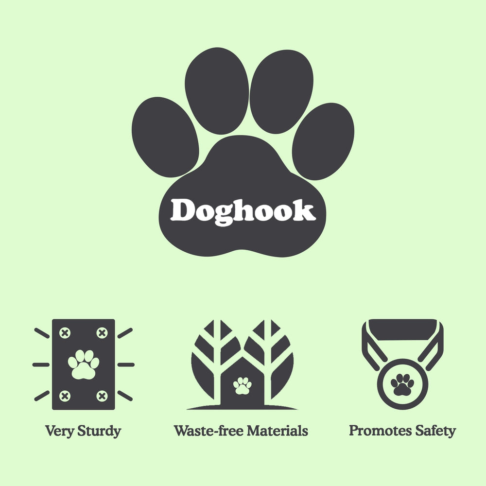Doghook indoor-outdoor-leash-organization-solution keeps leads tidy and accessible.