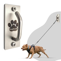 Doghook stainless-steel canine hitch indoor-outdoor provides durable leash management for home and yard.