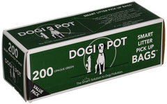 Dogipot litter bags 2-pack front view highlighting compact packaging for easy on-the-go cleanup
