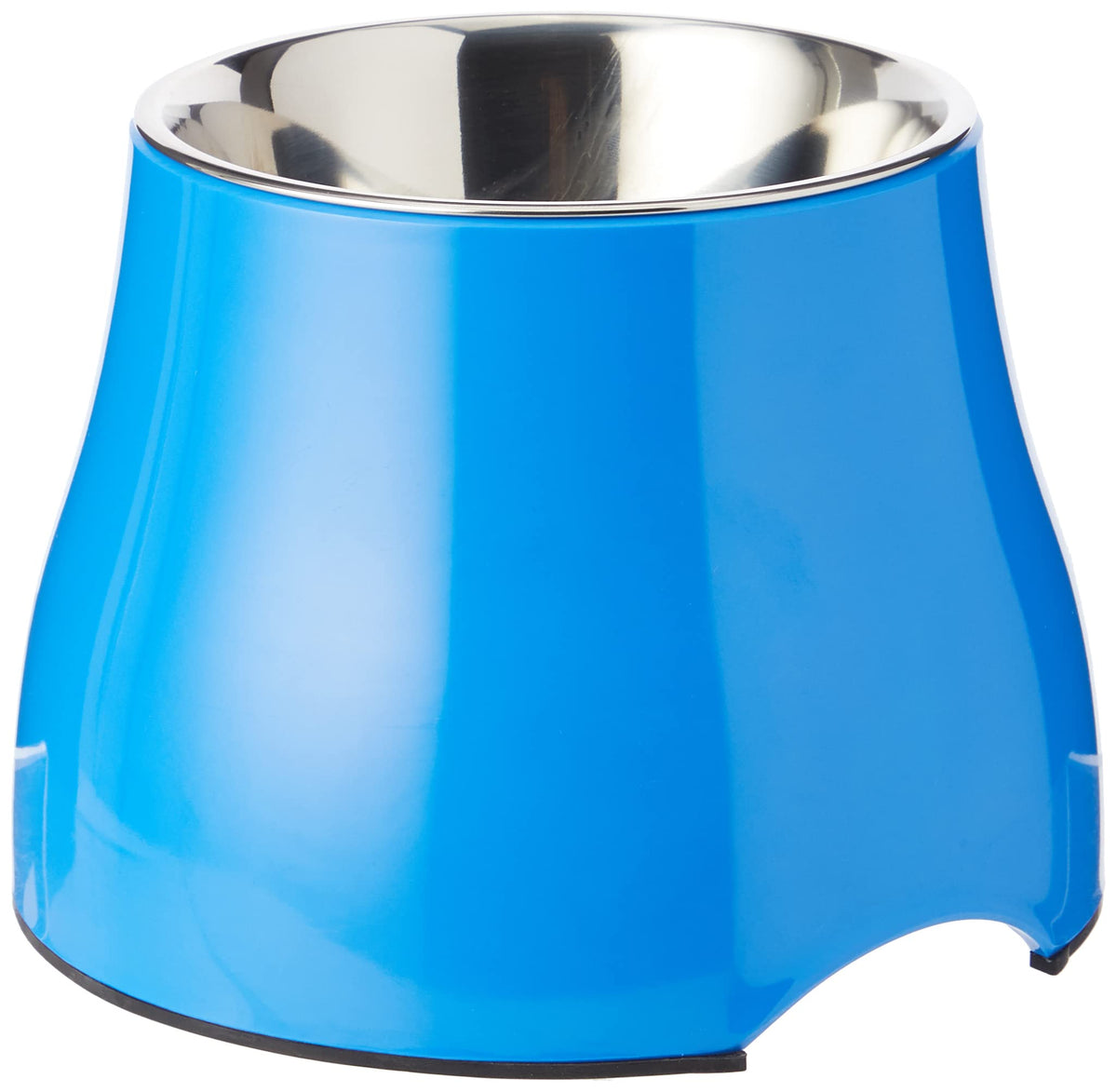 Dogit elevated blue stand bowl for large dogs supports comfortable dining.