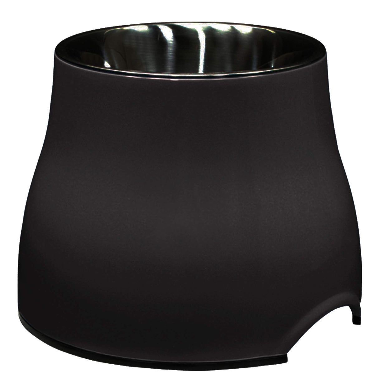 Dogit elevated dog bowl large black stand supports comfortable feeding for big dogs.