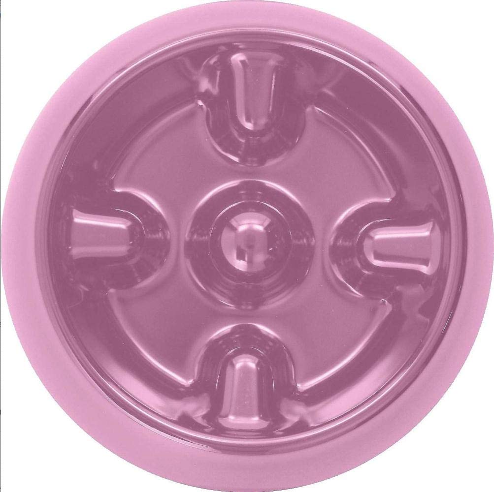 Dogit Go Slow bowl in black, medium, top view promotes slower meals during feeding sessions.