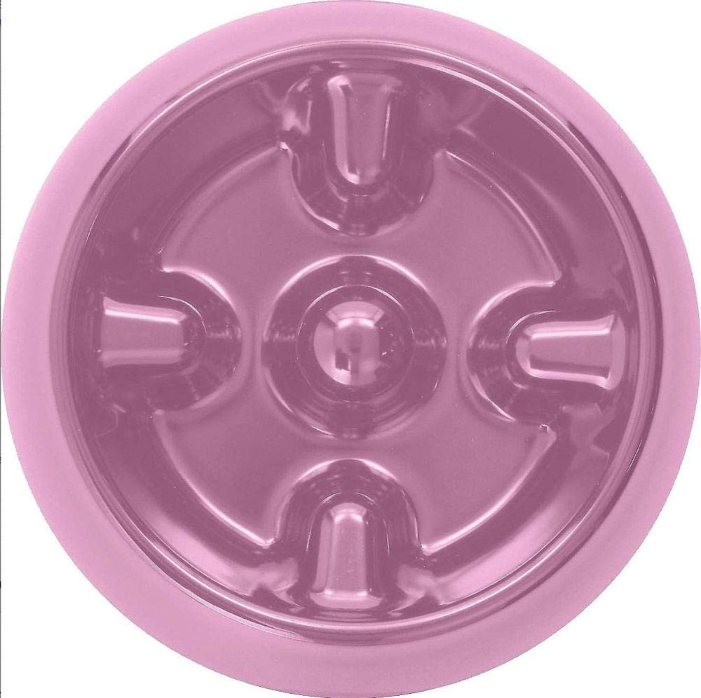 Dogit Go Slow bowl in black, medium, top view promotes slower meals during feeding sessions.