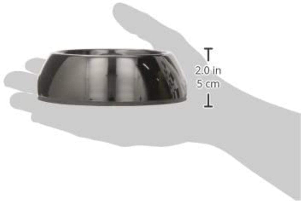 Dogit Go Slow bowl in black, medium, close-up shows durable, pet-safe materials.