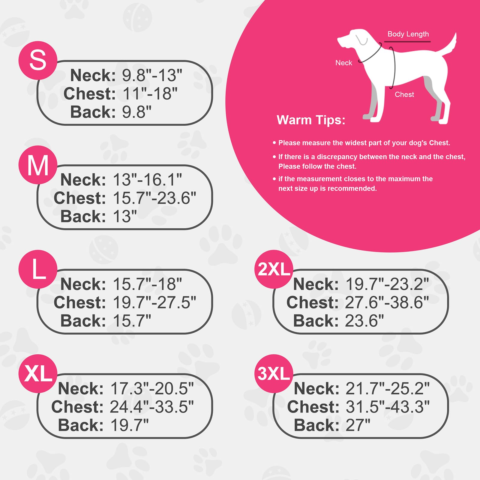 Doglay dog coat waterproof nylon outer shell that's durable and easy to clean