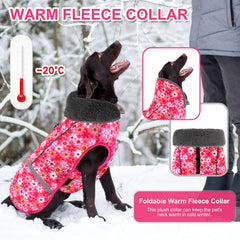 Doglay dog coat side view showing elastic leg straps for secure fit