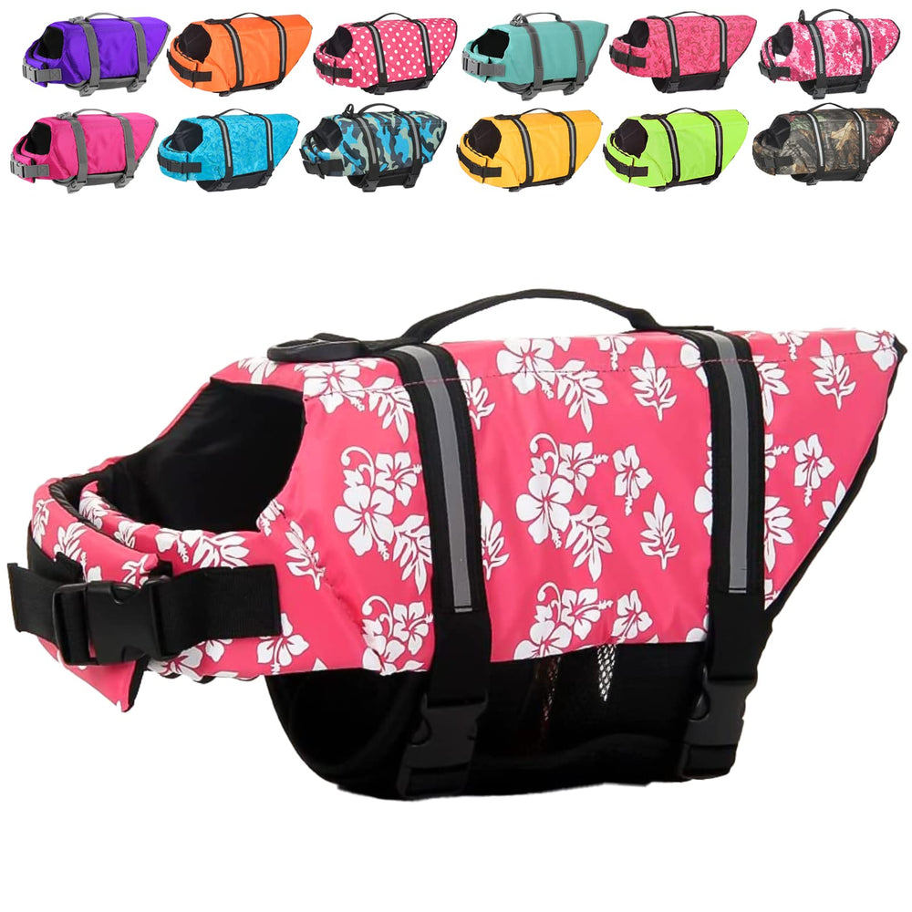 Doglay dog life jacket front view with buoyant fit and safety features for outdoor water play