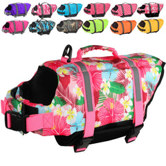 Doglay life jacket front view with bright color and buoyant fit for water adventures.