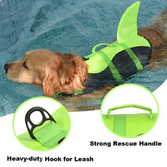 Doglay Dog Life Vest buoyancy foam close-up demonstrates supportive flotation for confident swimming.