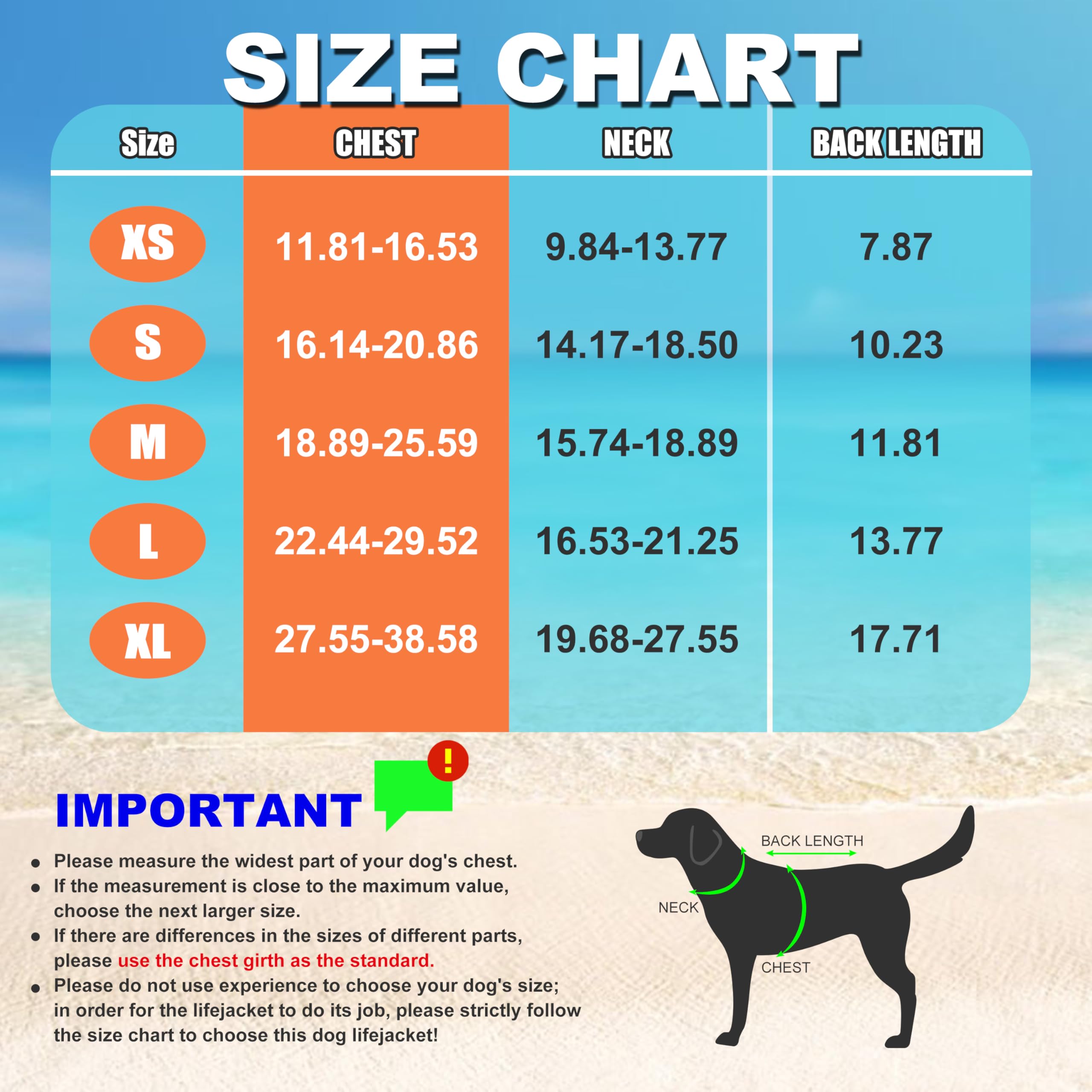 Doglay life jacket with quick-release buckles for easy on-off.