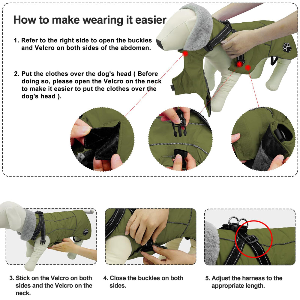 Doglay six-size range fits small to large dogs with accurate measuring.