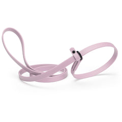 Dogline Biothane slip leash pastel-purple-5ft demonstrates durable odor-free daily walks.